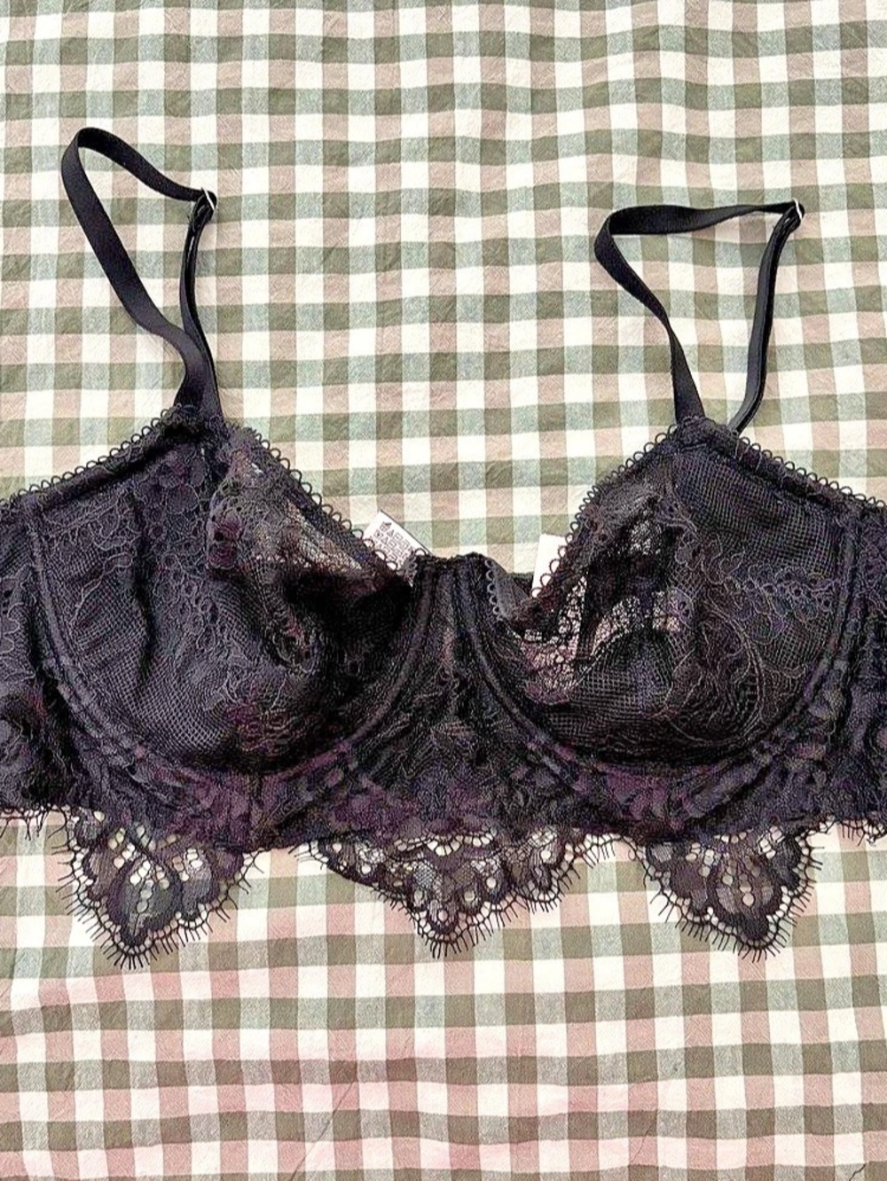 Victoria's Secret Black Lace Bra 34C